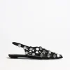 The Attico Loafer & Ballerinas<Ballerinas Grid in Schwarz
