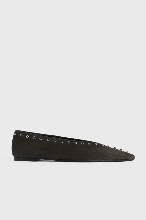 Toteme Loafer & Ballerinas<Ballerinas Lace-Up in Pepper