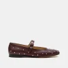 Le Monde Beryl Loafer & Ballerinas<Ballerinas Mary Jane Strass in Oxblood