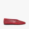 Proenza Schouler Loafer & Ballerinas<Ballerinas Tee Perforated in Rot