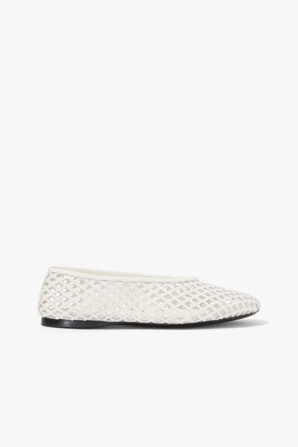 Proenza Schouler Loafer & Ballerinas<Ballerinas Tee Perforated in Ivory