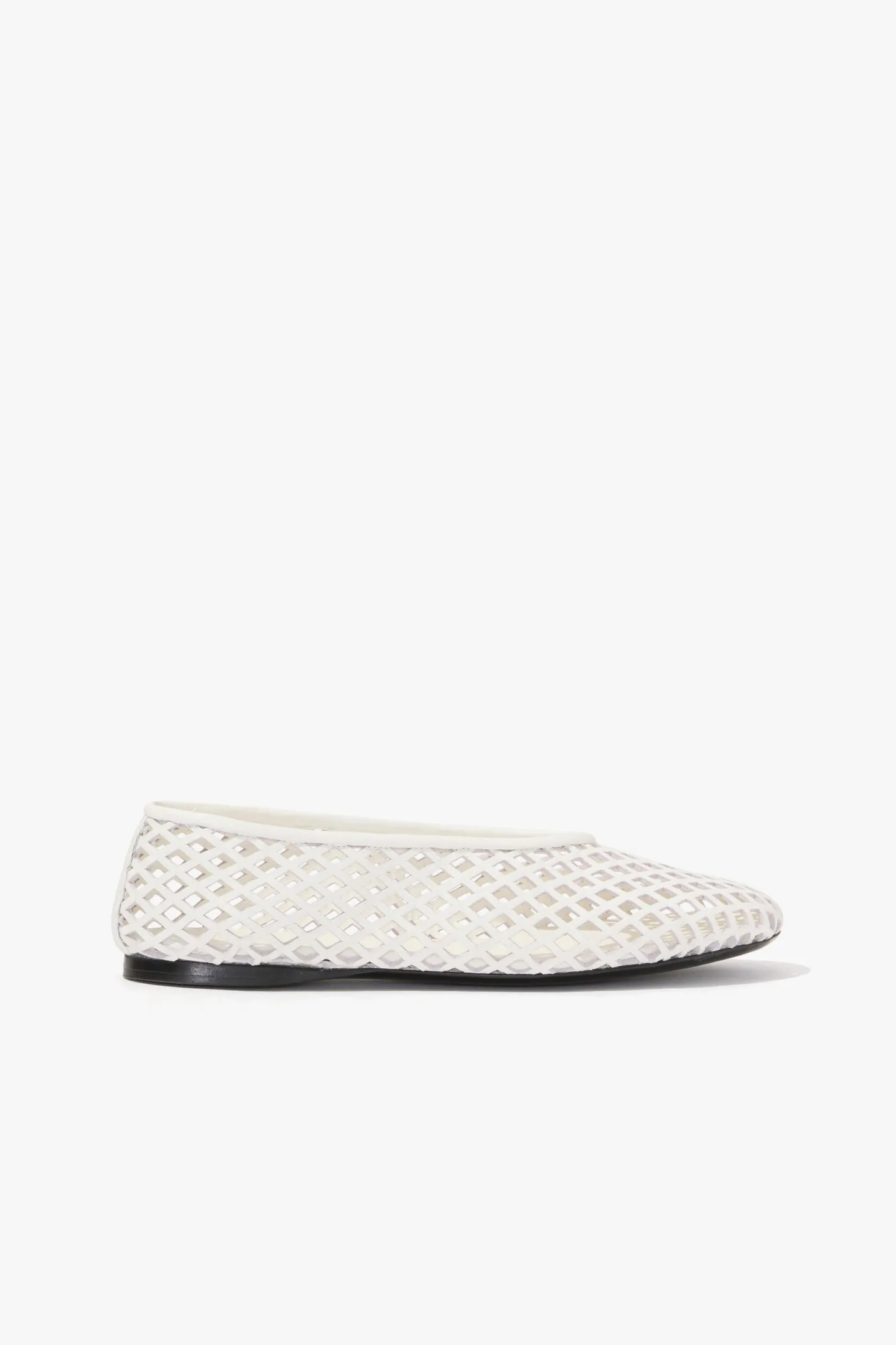 ballerinas_tee_perforated_0.webp Proenza Schouler Loafer & Ballerinas<Ballerinas Tee Perforated in Ivory