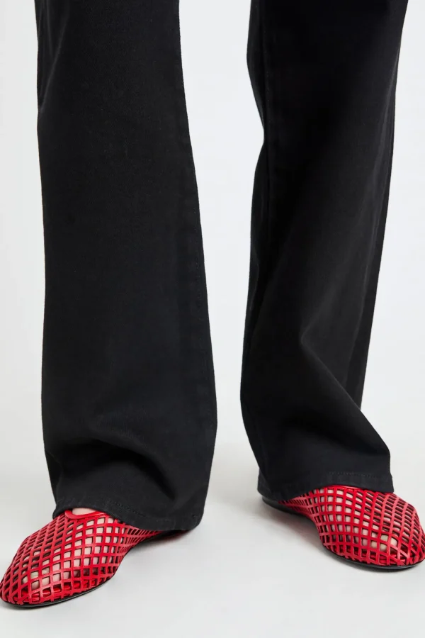 Proenza Schouler Loafer & Ballerinas<Ballerinas Tee Perforated in Rot
