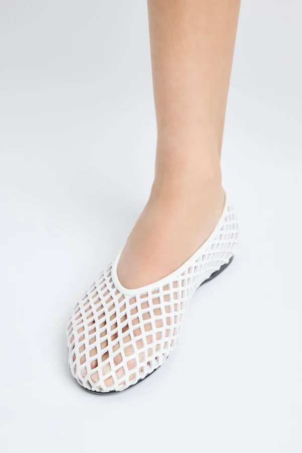 Proenza Schouler Loafer & Ballerinas<Ballerinas Tee Perforated in Ivory