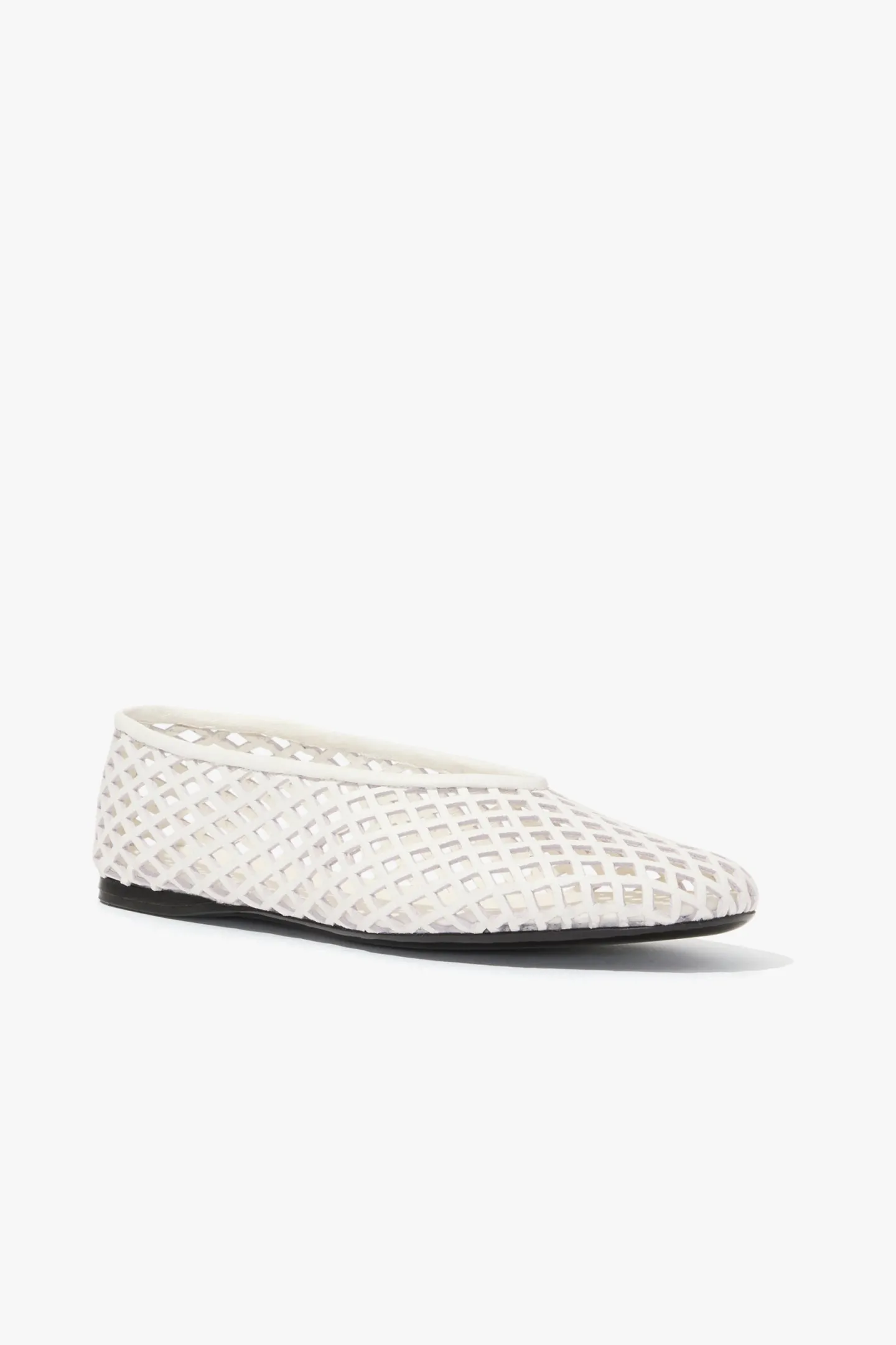 ballerinas_tee_perforated_3.webp Proenza Schouler Loafer & Ballerinas<Ballerinas Tee Perforated in Ivory