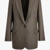 Nili Lotan Blazer<Blazer Diane in Taupe Grey