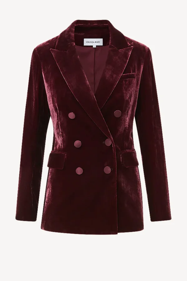 Veronica Beard Blazer<Blazer Ellette in Wine