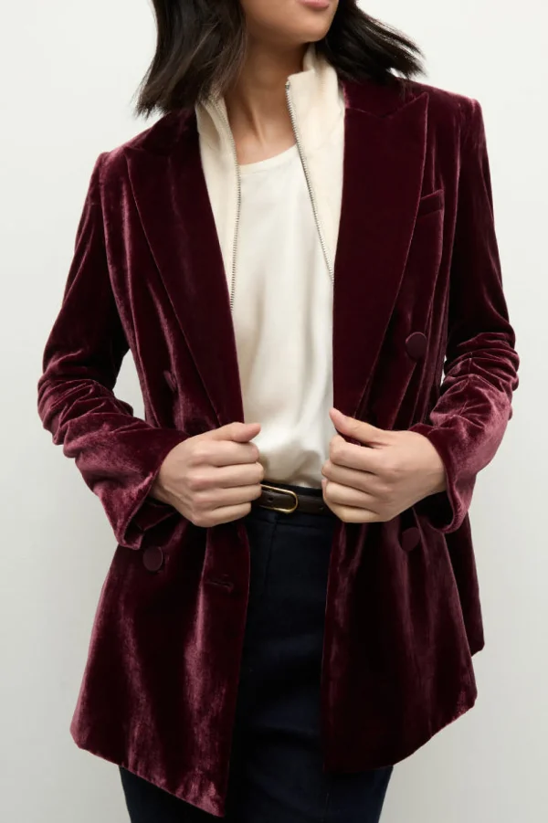 Veronica Beard Blazer<Blazer Ellette in Wine