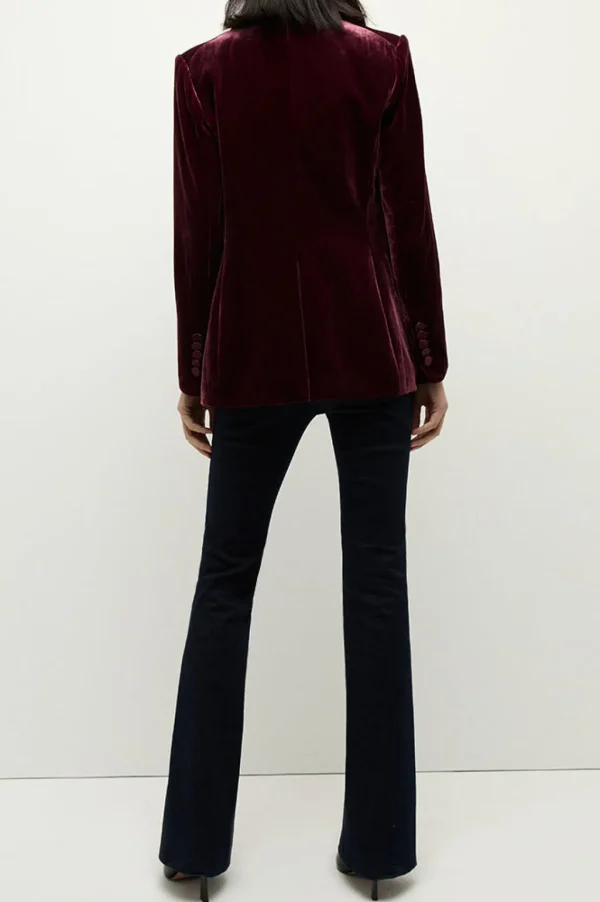 Veronica Beard Blazer<Blazer Ellette in Wine