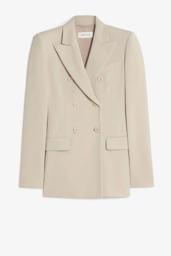 Sportmax Blazer<Blazer Frizzo in Taubengrau