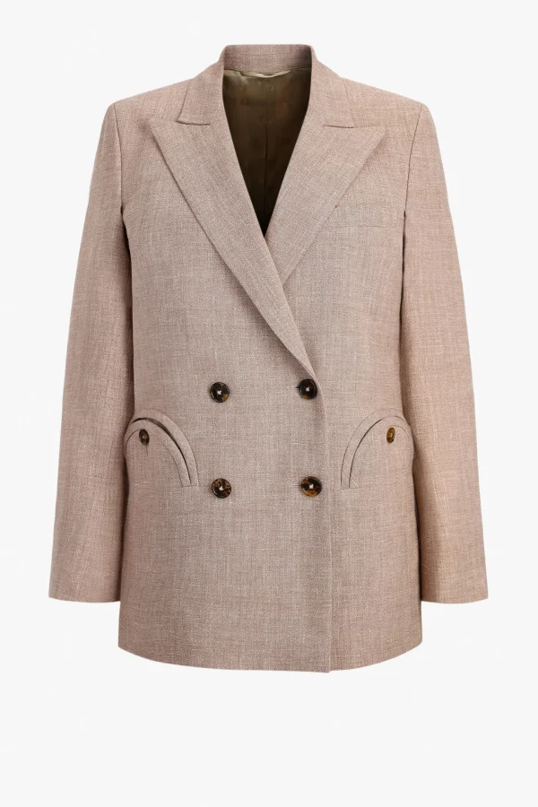 Blazé Milano Blazer<Blazer Spray Everyday in Sand
