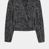 Anine Bing Blazer<Blazer Vienna in Schwarz/Weiß