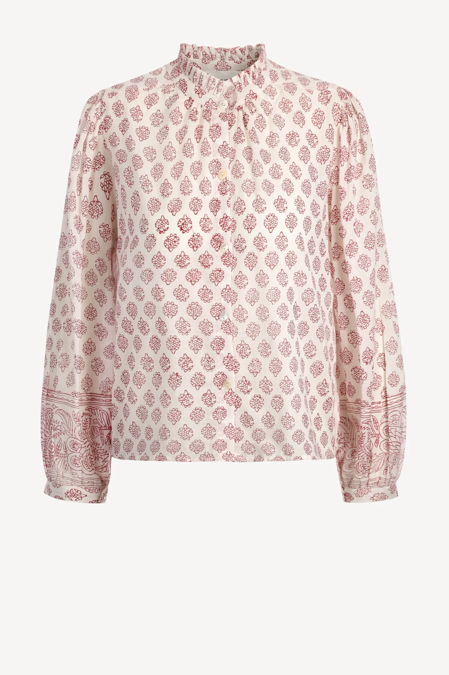 bluse_arles_in_rotwei_0.webp Ladneri Blusen & Tops<Bluse Arles in Rot/Weiß