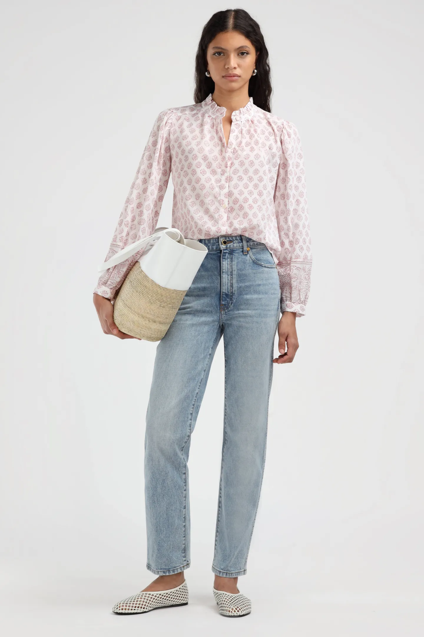bluse_arles_in_rotwei_1.webp Ladneri Blusen & Tops<Bluse Arles in Rot/Weiß