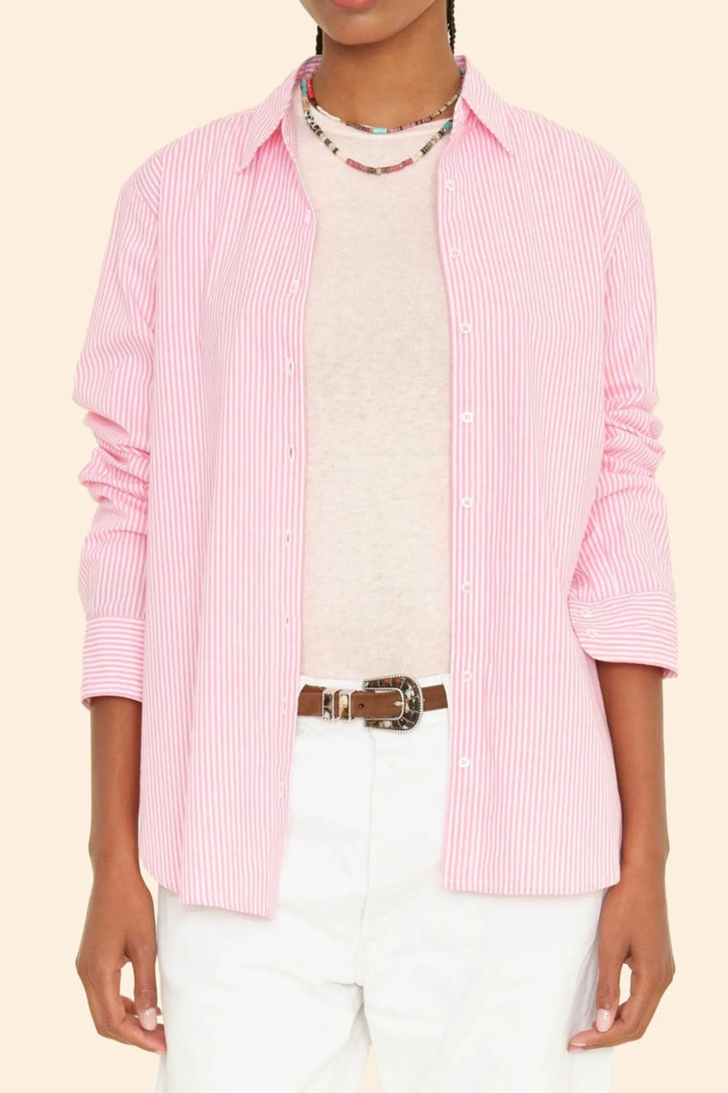bluse_beau_in_fire_pink_1.webp Xírena Blusen & Tops<Bluse Beau in Fire Pink