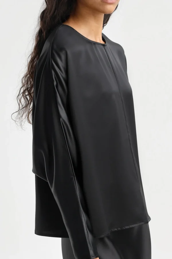 Ladneri Blusen & Tops<Bluse Bilbao in Schwarz