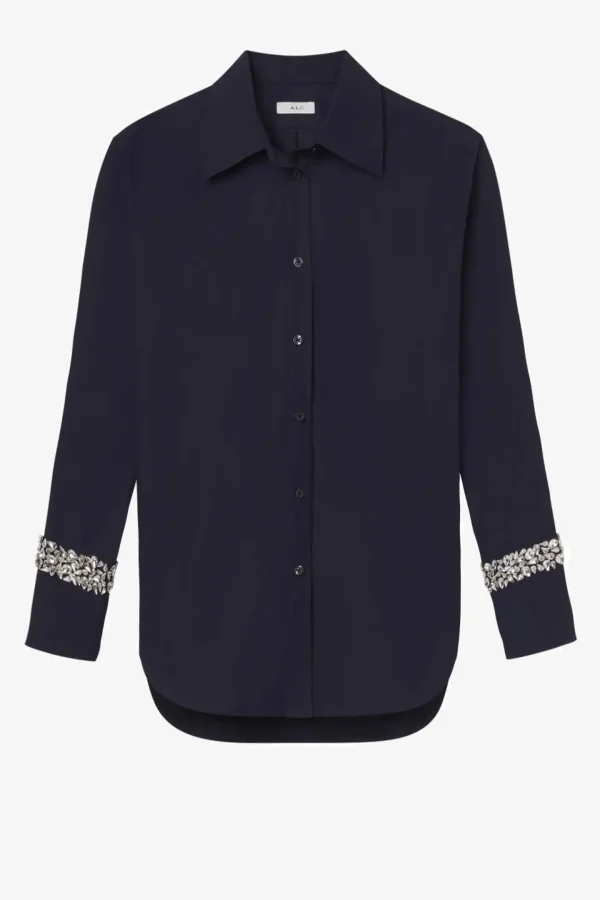 A.L.C. Blusen & Tops<Bluse Calvin in Maritime Navy