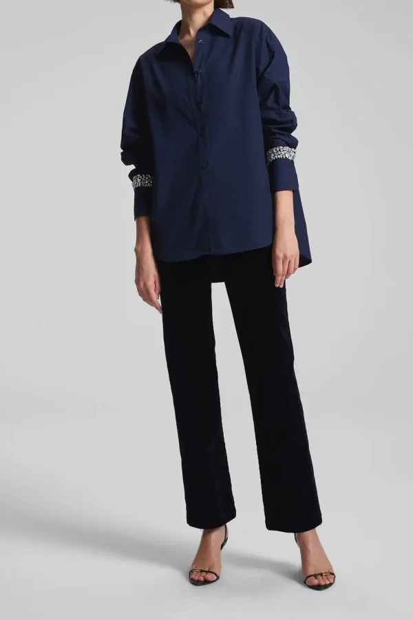 A.L.C. Blusen & Tops<Bluse Calvin in Maritime Navy