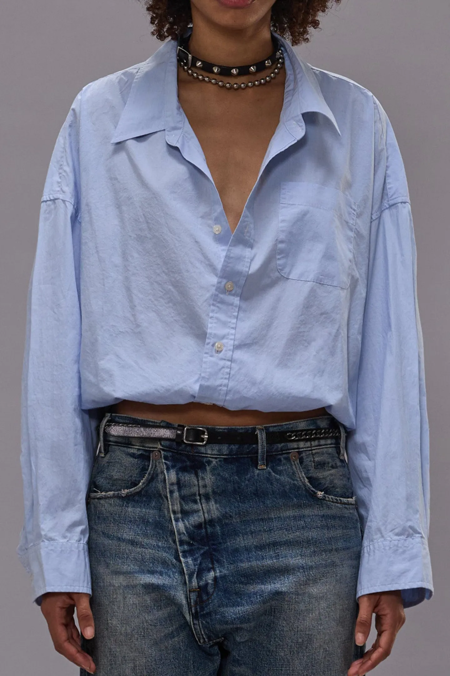 bluse_crossover_in_eon_li_2.webp R13 Blusen & Tops<Bluse Crossover in Eon Light Blue