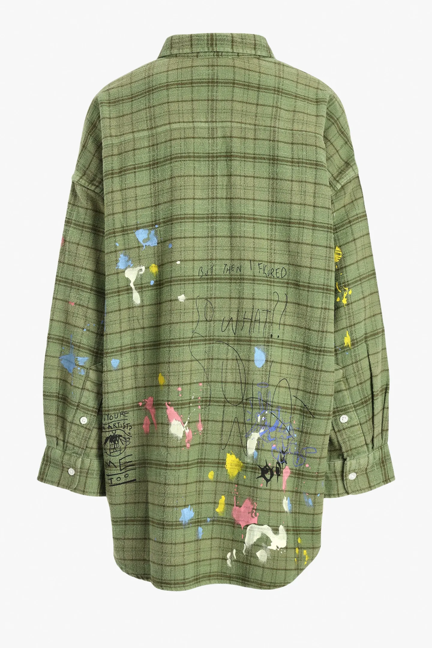 bluse_drop_neck_in_plaid__1.webp R13 Blusen & Tops<Bluse Drop Neck in Plaid Paint