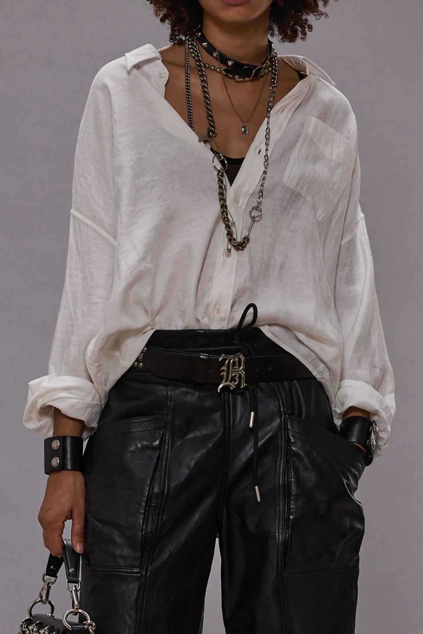 bluse_drop_neck_in_wei_1.webp R13 Blusen & Tops<Bluse Drop Neck in Weiß