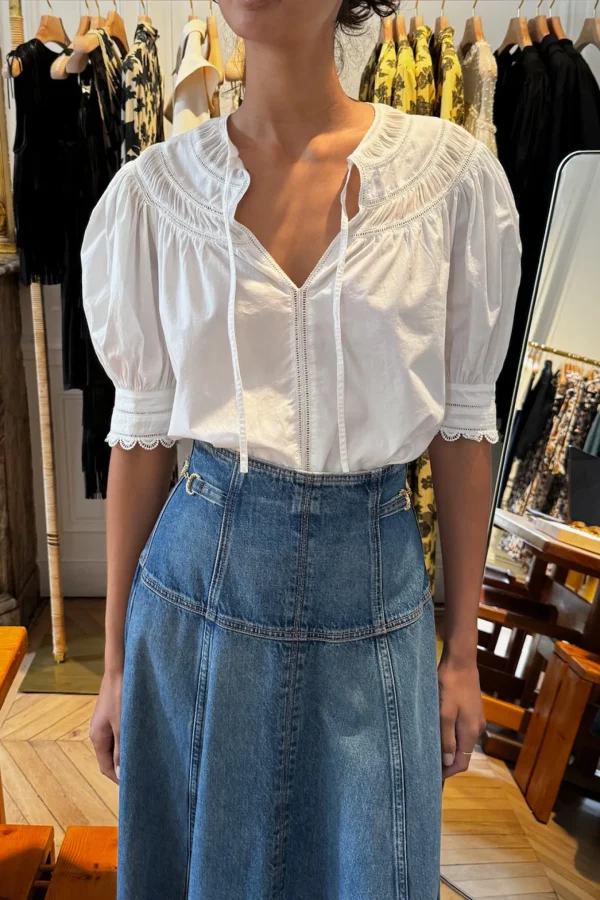 Ulla Johnson Blusen & Tops<Bluse Dylan in Cowrie
