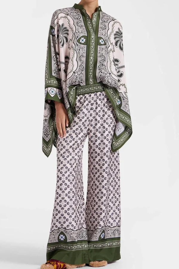 La Double J Blusen & Tops<Bluse Foulard in Grün