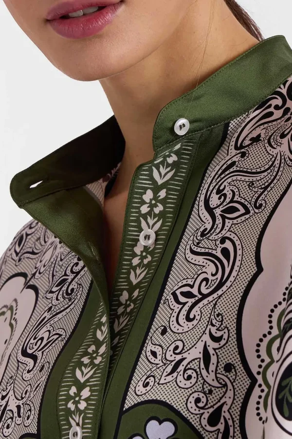 La Double J Blusen & Tops<Bluse Foulard in Grün