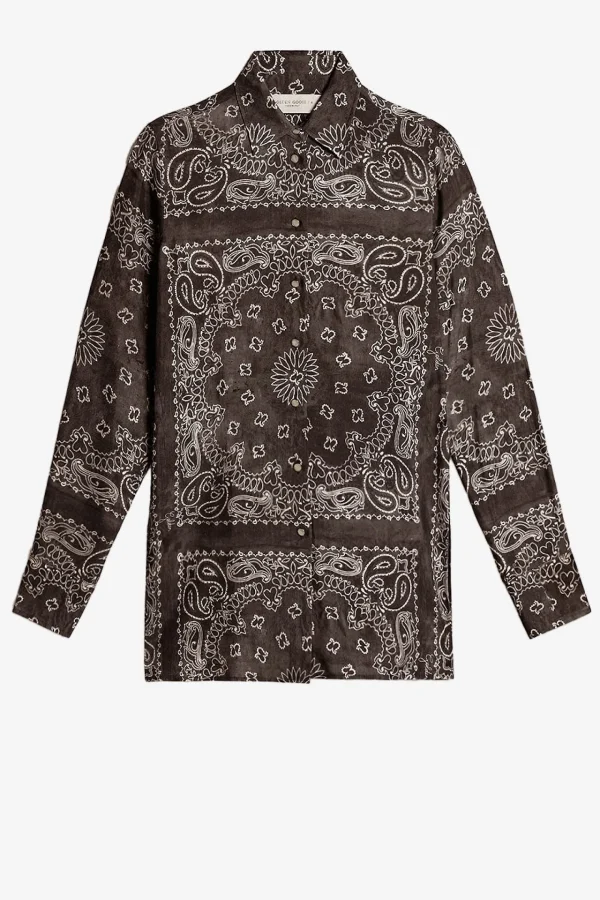 Golden Goose Blusen & Tops<Bluse Golden in Anthracite