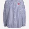 Anita Hass Blusen & Tops<Bluse 'Heart' in Blau/Weiß
