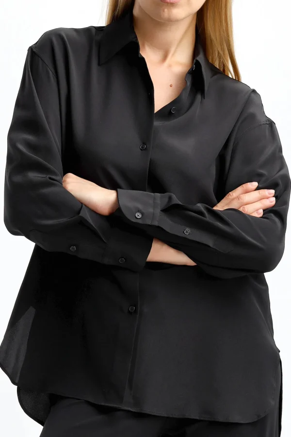Nili Lotan Blusen & Tops<Bluse Julien in Schwarz