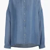 Ladneri Blusen & Tops<Bluse Lyon in Denim Blue