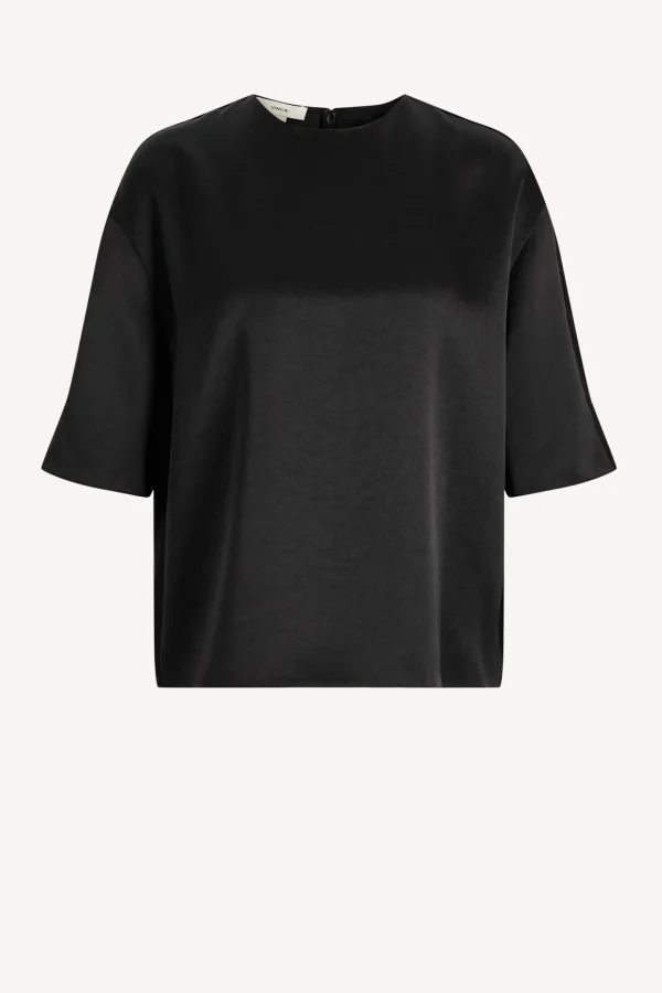 Vince Blusen & Tops<Bluse Satin Shirt in Schwarz
