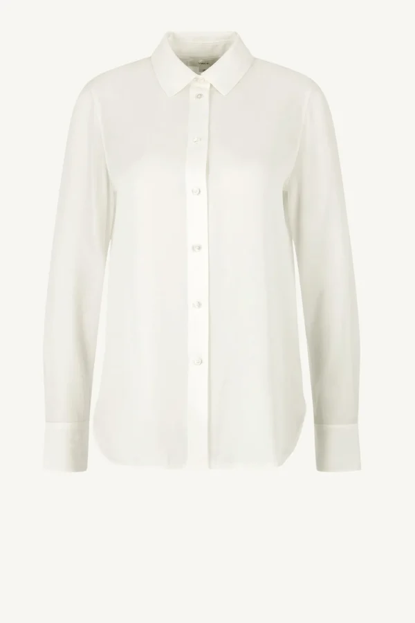 Vince Blusen & Tops<Bluse Slim Fitted in Optic White