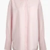 Ladneri Blusen & Tops<Bluse St. Germain Oxford in Rose/Weiß