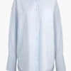Ladneri Blusen & Tops<Bluse St. Germain Oxford in Blau/Weiß