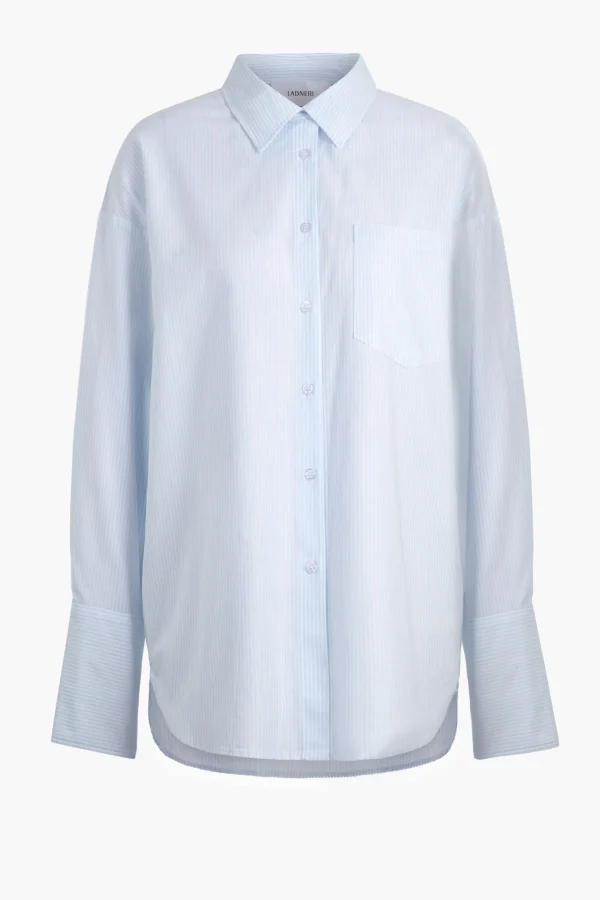 Ladneri Blusen & Tops<Bluse St. Germain Oxford in Blau/Weiß