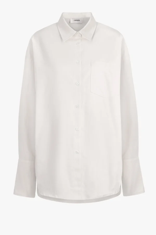 Ladneri Blusen & Tops<Bluse St. Germain Oxford in Weiß