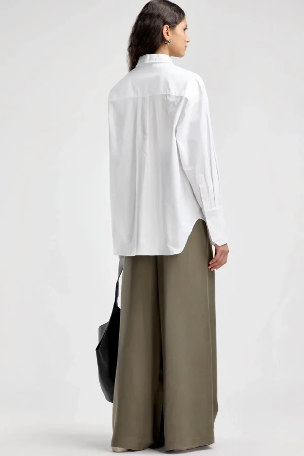 Ladneri Blusen & Tops<Bluse St. Germain Oxford in Weiß