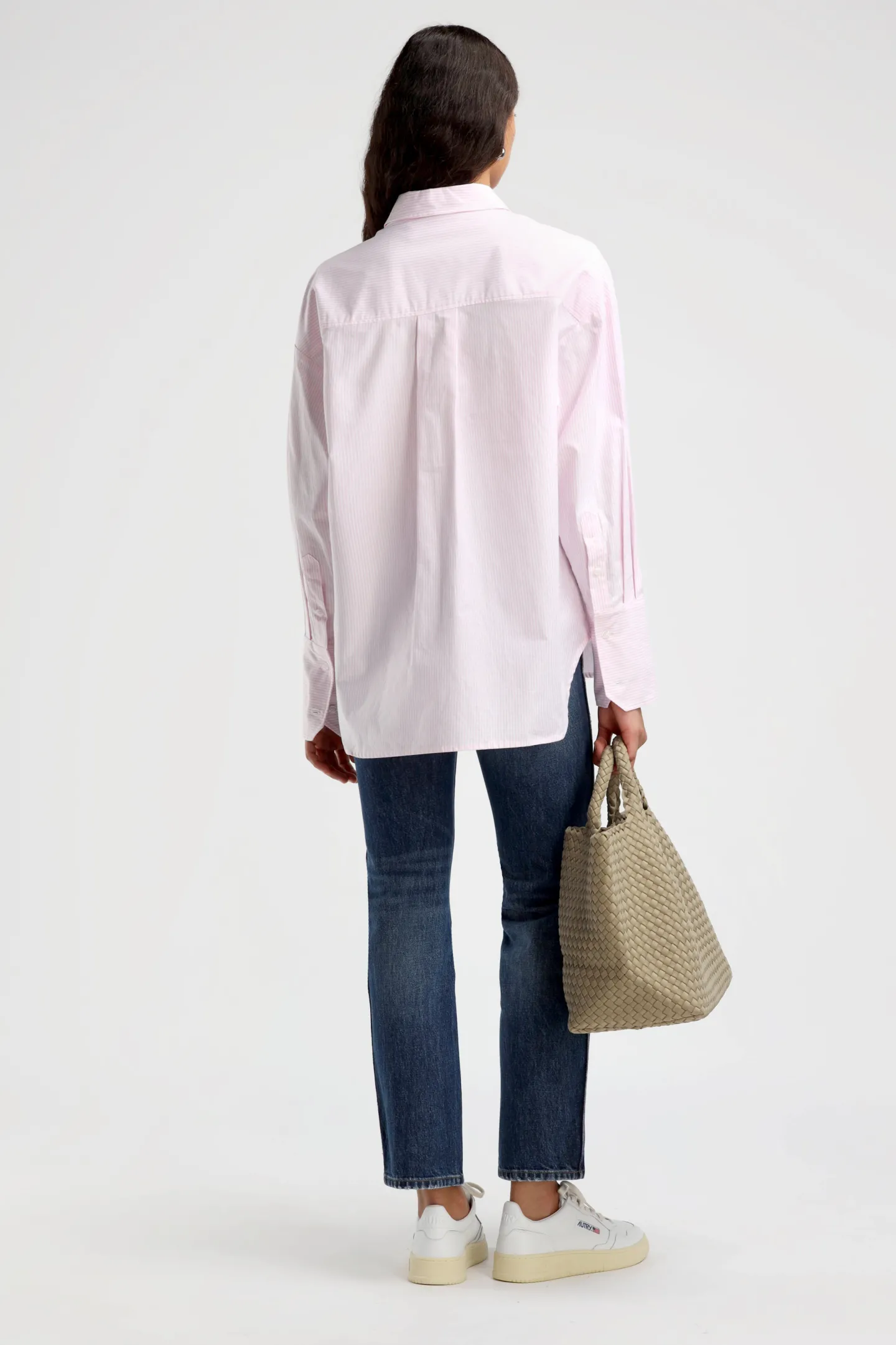 bluse_st_germain_oxford_i_4-1.webp Ladneri Blusen & Tops<Bluse St. Germain Oxford in Rose/Weiß