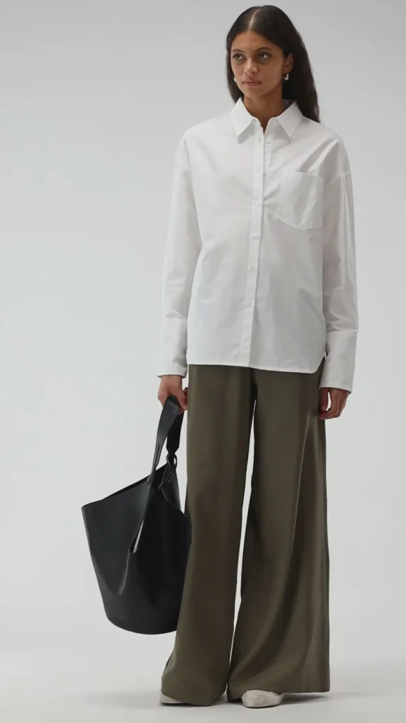 Ladneri Blusen & Tops<Bluse St. Germain Oxford in Weiß