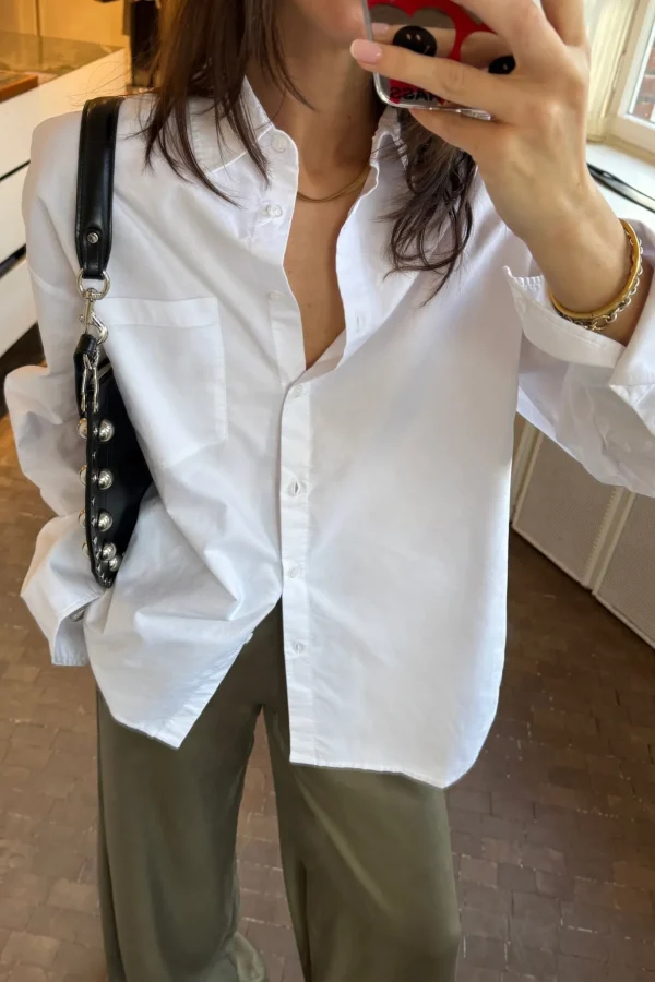 Ladneri Blusen & Tops<Bluse St. Germain Oxford in Weiß