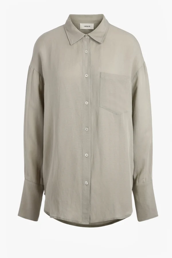 Ladneri Blusen & Tops<Bluse St. Germain Soft Linen in Sage