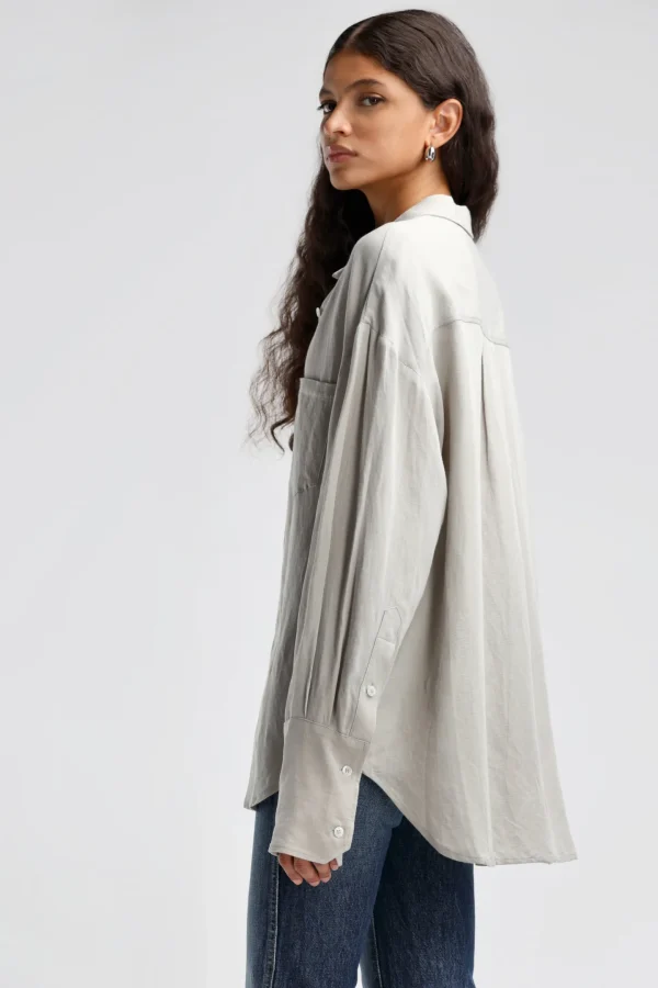 Ladneri Blusen & Tops<Bluse St. Germain Soft Linen in Sage