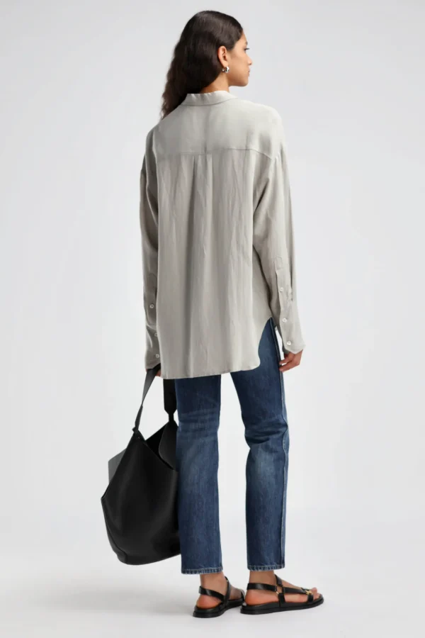 Ladneri Blusen & Tops<Bluse St. Germain Soft Linen in Sage