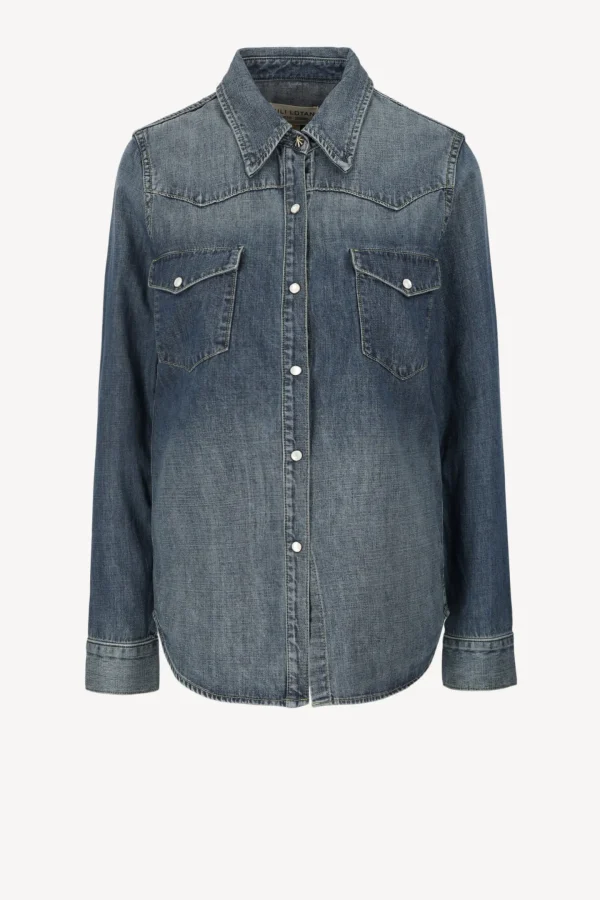 Nili Lotan Blusen & Tops<Bluse Travis in Classic Wash
