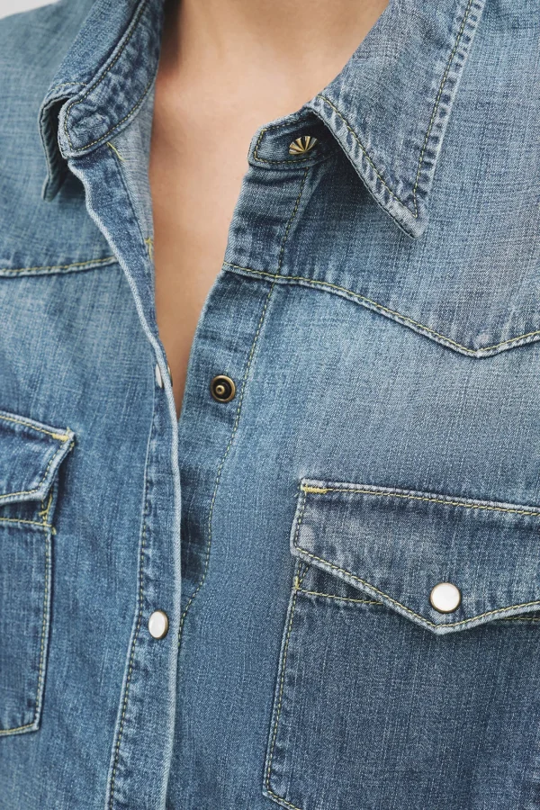 Nili Lotan Blusen & Tops<Bluse Travis in Classic Wash