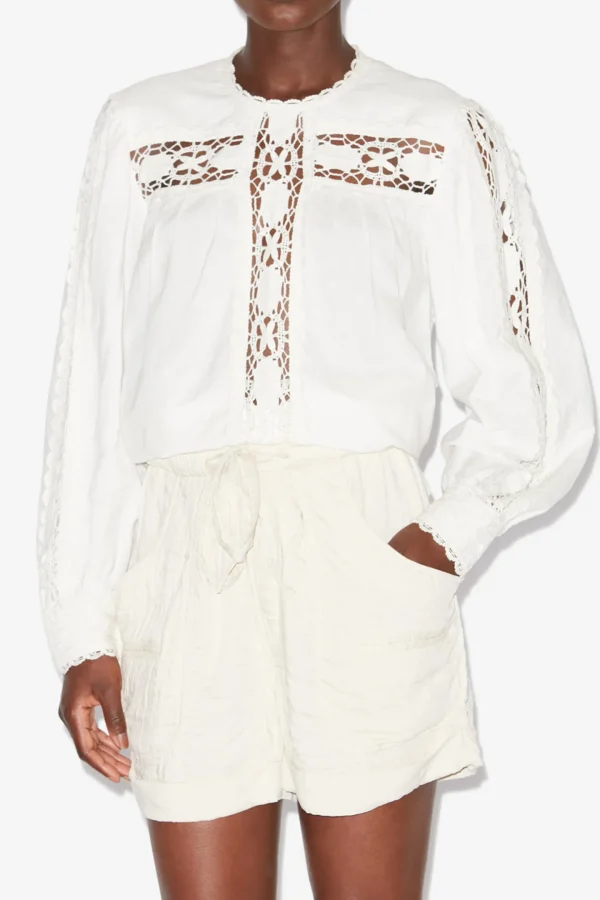 Marant Etoile Blusen & Tops<Bluse Valmira in Weiß