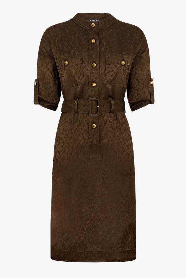 Tom Ford Kleider<Blusenkleid in Dark Olive