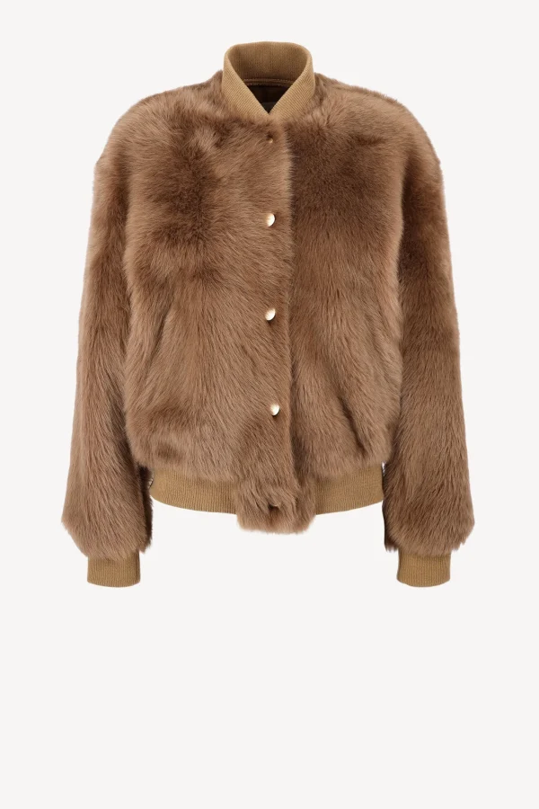 Jadia Jacken & Westen<Bomberjacke Bobby in Camel